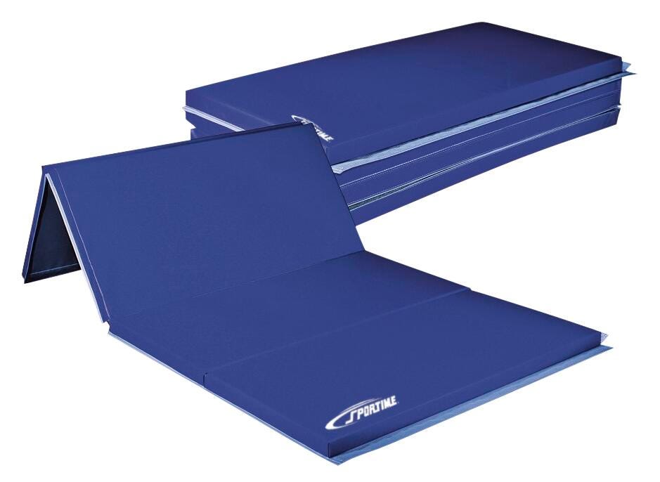 FlagHouse Folding Polyethylene Mat, 2 Inch Thick, 2 Sided Hook and Loop 4001860